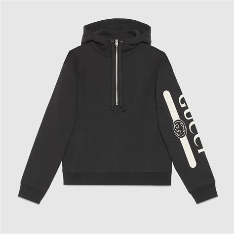 felpa champion con scritto gucci|Gucci Felpa con cappuccio e stampa GG.